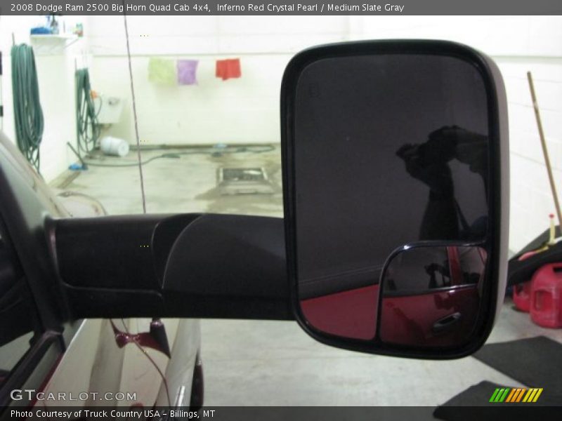 Inferno Red Crystal Pearl / Medium Slate Gray 2008 Dodge Ram 2500 Big Horn Quad Cab 4x4