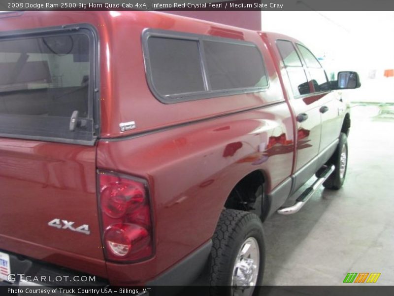 Inferno Red Crystal Pearl / Medium Slate Gray 2008 Dodge Ram 2500 Big Horn Quad Cab 4x4