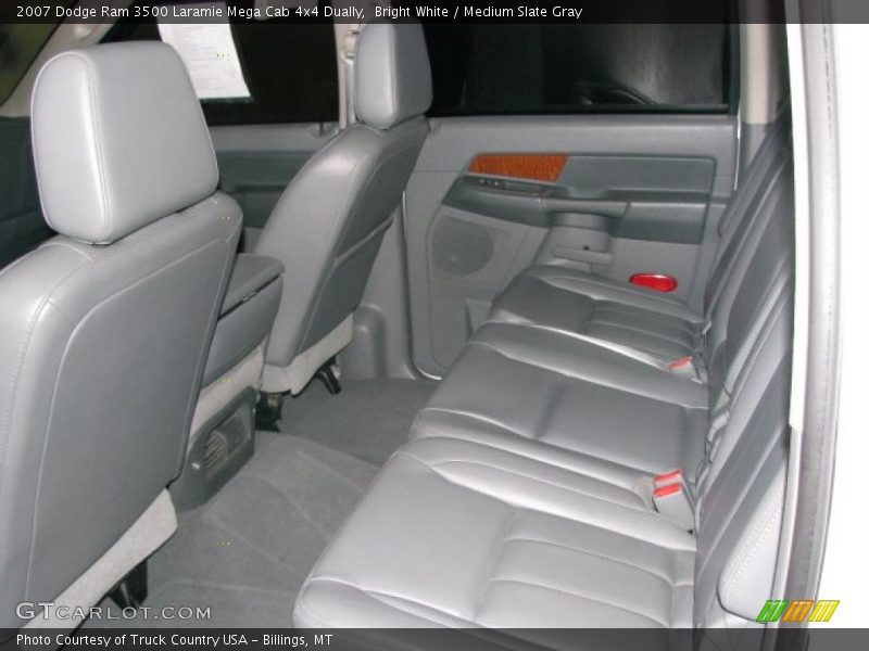  2007 Ram 3500 Laramie Mega Cab 4x4 Dually Medium Slate Gray Interior