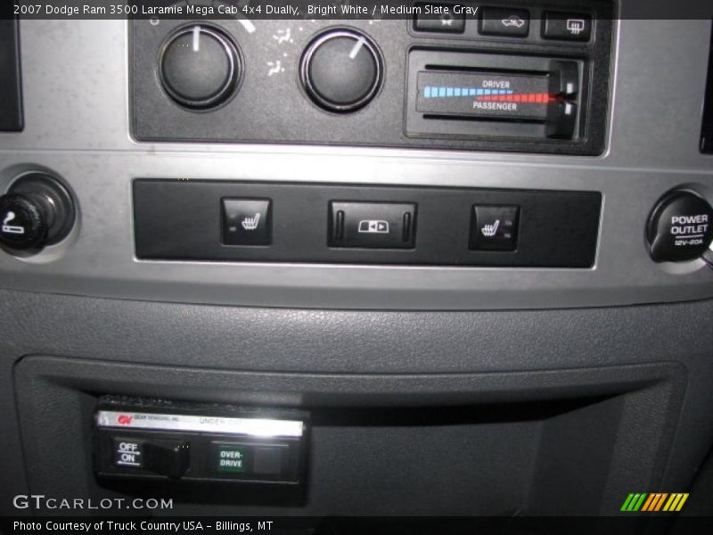 Controls of 2007 Ram 3500 Laramie Mega Cab 4x4 Dually
