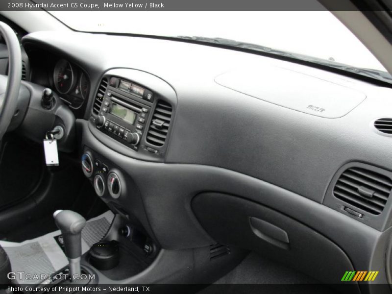 Dashboard of 2008 Accent GS Coupe