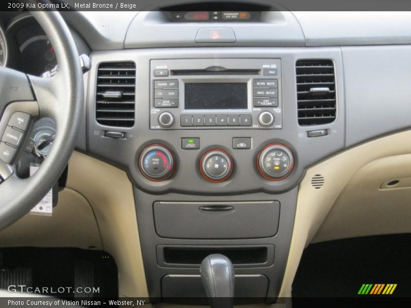 Metal Bronze / Beige 2009 Kia Optima LX