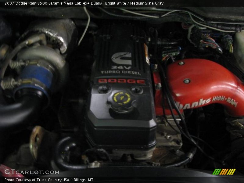 2007 Ram 3500 Laramie Mega Cab 4x4 Dually Engine - 5.9 Liter OHV 24-Valve Turbo Diesel Inline 6 Cylinder