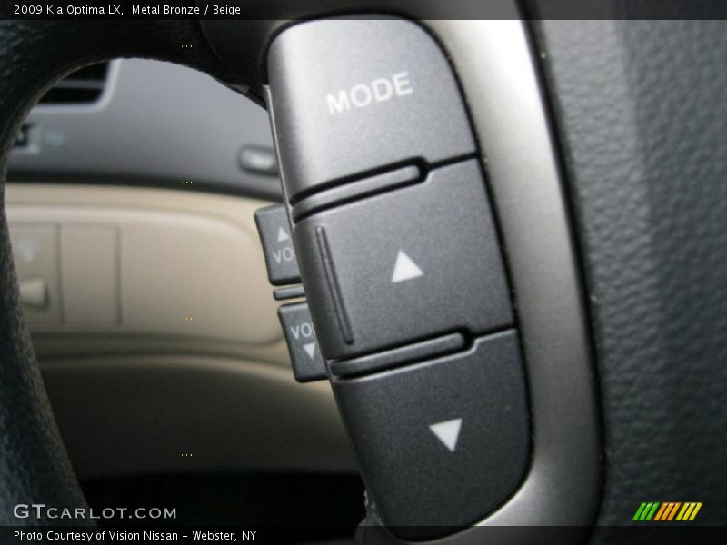 Metal Bronze / Beige 2009 Kia Optima LX