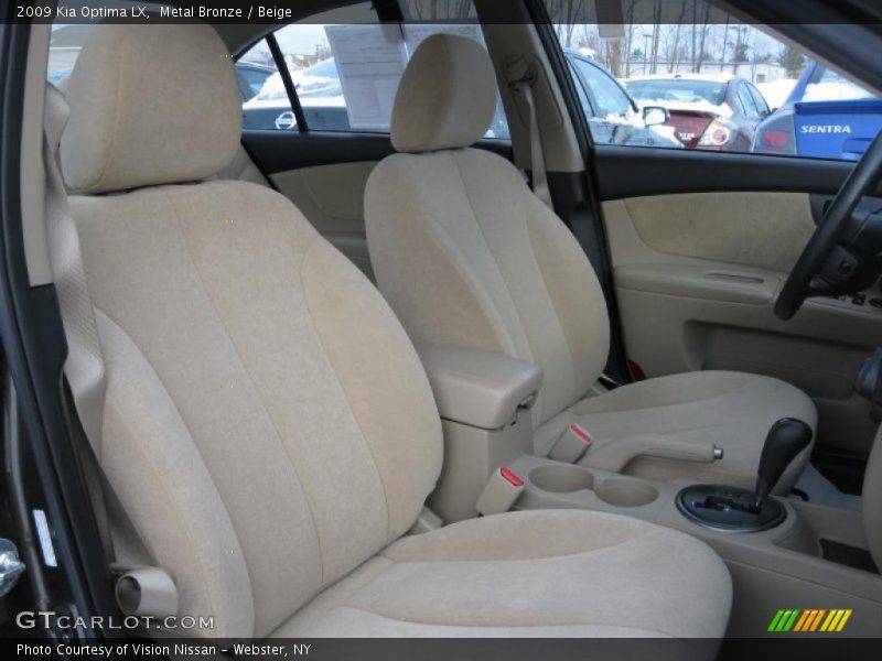 Metal Bronze / Beige 2009 Kia Optima LX