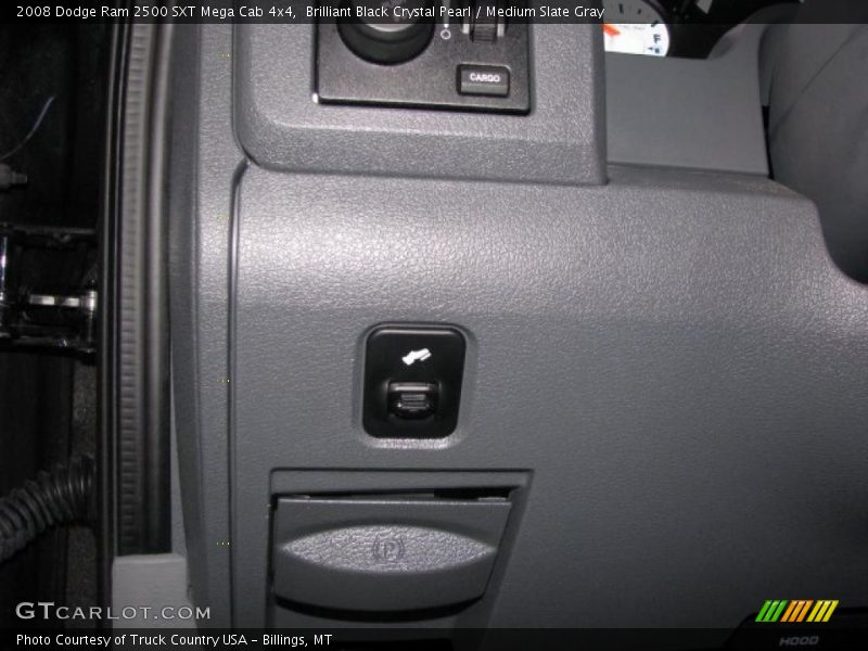 Brilliant Black Crystal Pearl / Medium Slate Gray 2008 Dodge Ram 2500 SXT Mega Cab 4x4