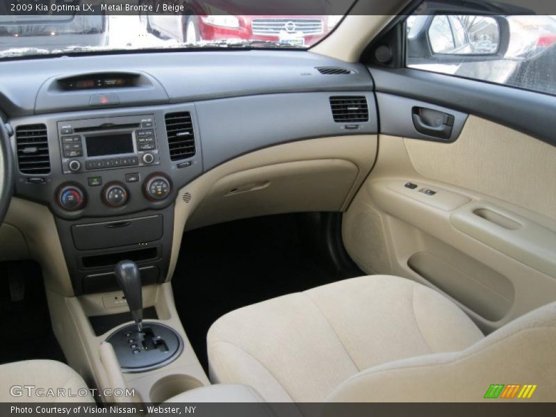 Metal Bronze / Beige 2009 Kia Optima LX