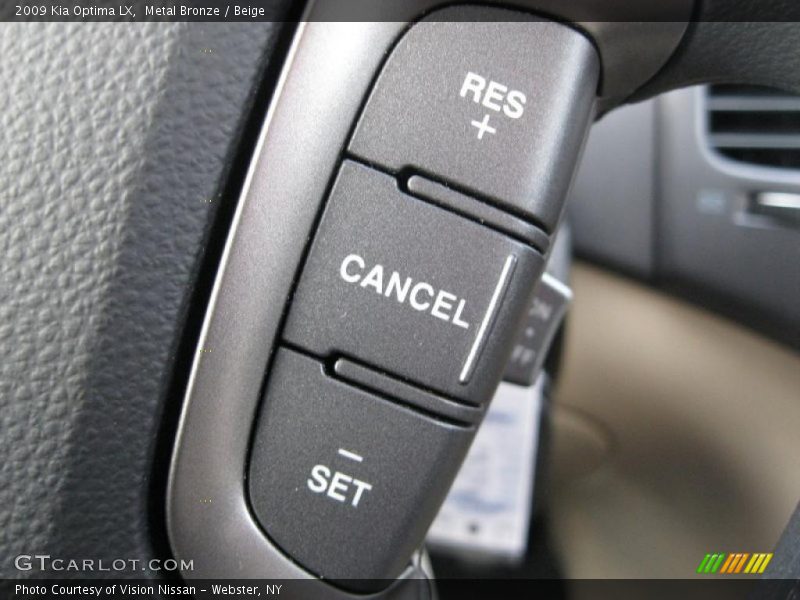 Metal Bronze / Beige 2009 Kia Optima LX