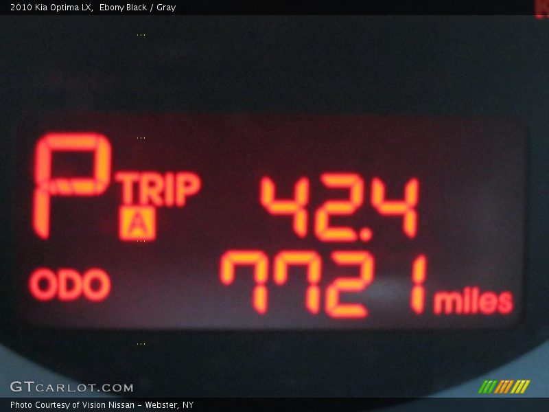 Ebony Black / Gray 2010 Kia Optima LX