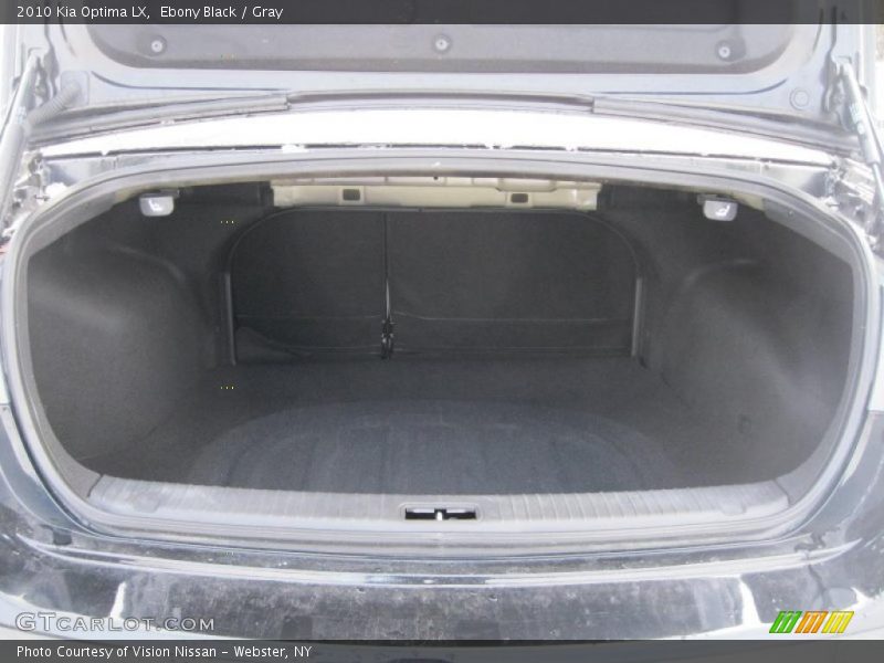 Ebony Black / Gray 2010 Kia Optima LX