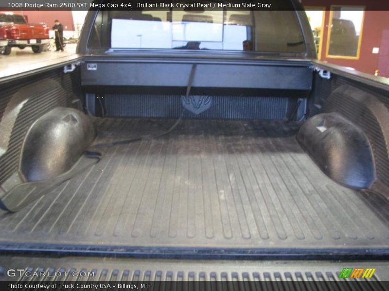 Brilliant Black Crystal Pearl / Medium Slate Gray 2008 Dodge Ram 2500 SXT Mega Cab 4x4