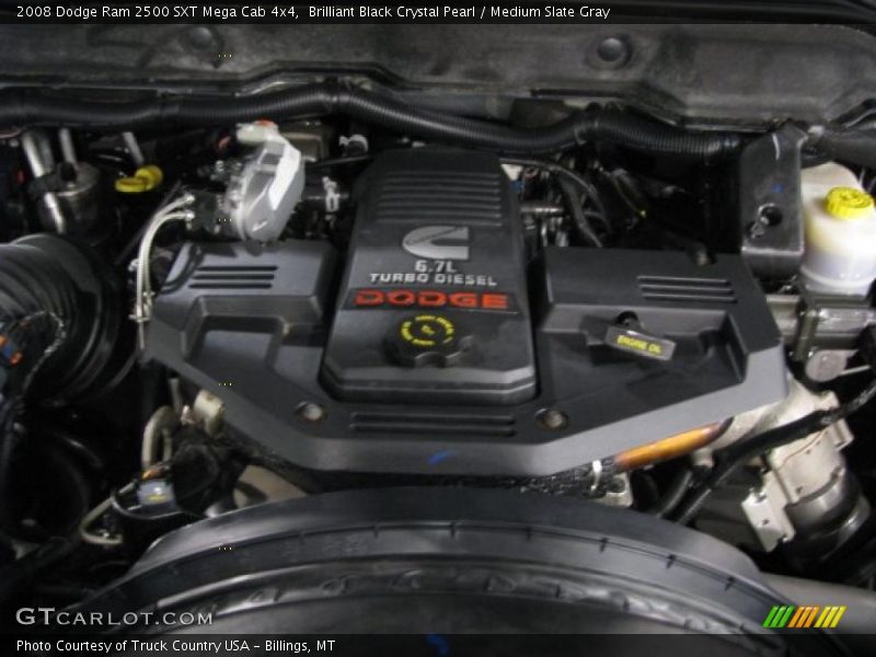  2008 Ram 2500 SXT Mega Cab 4x4 Engine - 6.7 Liter OHV 24-Valve Cummins Turbo Diesel Inline 6 Cylinder