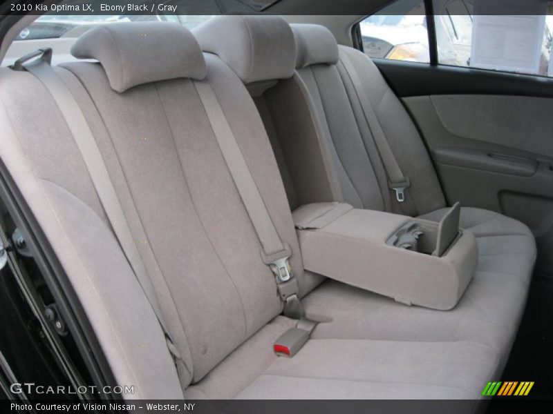 Ebony Black / Gray 2010 Kia Optima LX