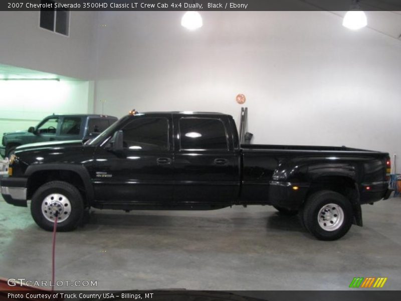 Black / Ebony 2007 Chevrolet Silverado 3500HD Classic LT Crew Cab 4x4 Dually