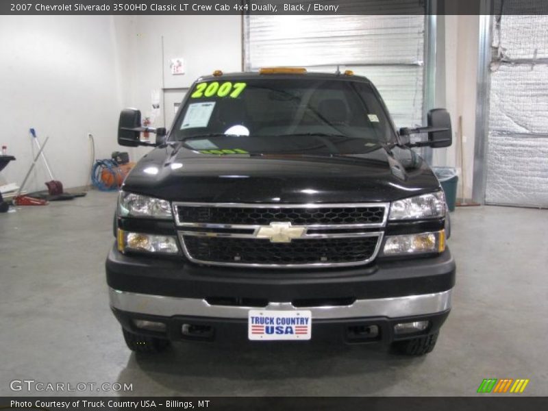 Black / Ebony 2007 Chevrolet Silverado 3500HD Classic LT Crew Cab 4x4 Dually