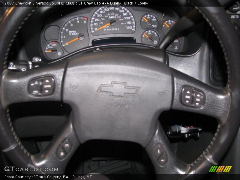 Black / Ebony 2007 Chevrolet Silverado 3500HD Classic LT Crew Cab 4x4 Dually