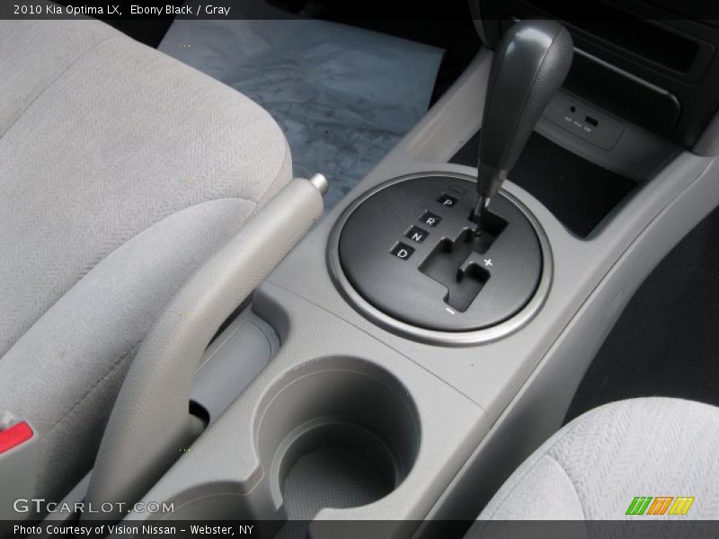 Ebony Black / Gray 2010 Kia Optima LX