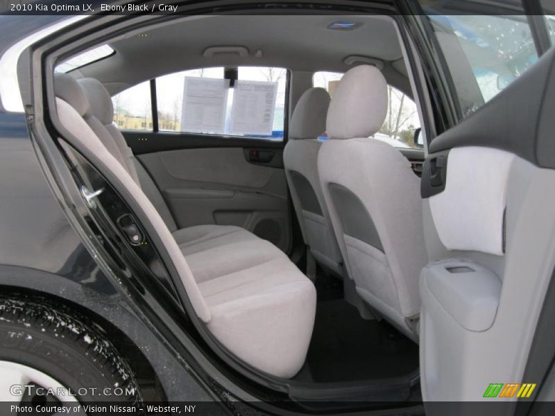 Ebony Black / Gray 2010 Kia Optima LX