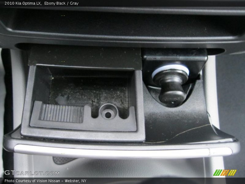 Ebony Black / Gray 2010 Kia Optima LX