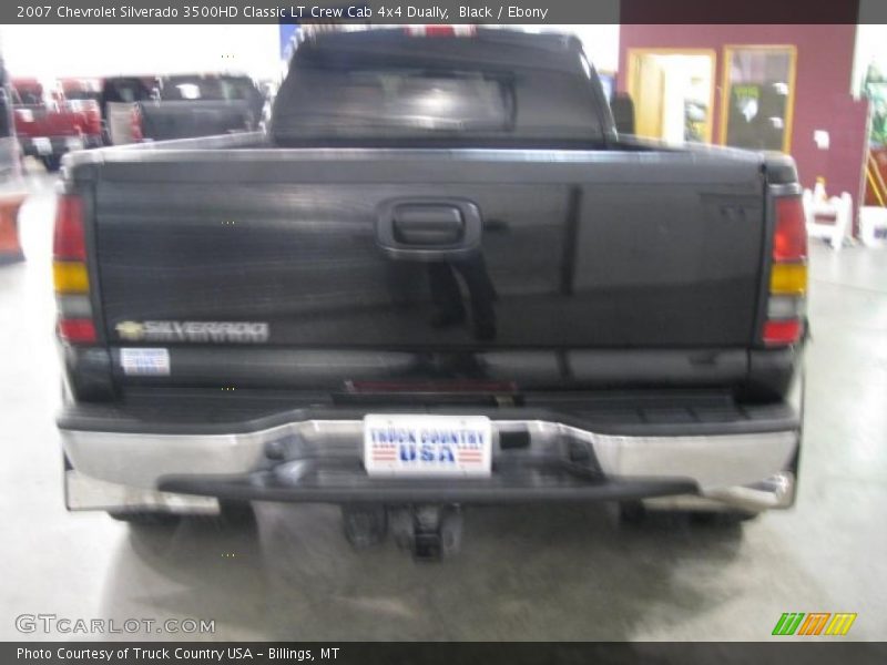 Black / Ebony 2007 Chevrolet Silverado 3500HD Classic LT Crew Cab 4x4 Dually