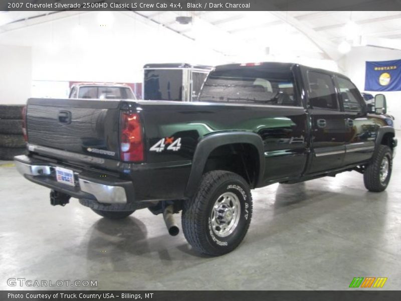 Black / Dark Charcoal 2007 Chevrolet Silverado 2500HD Classic LS Crew Cab 4x4