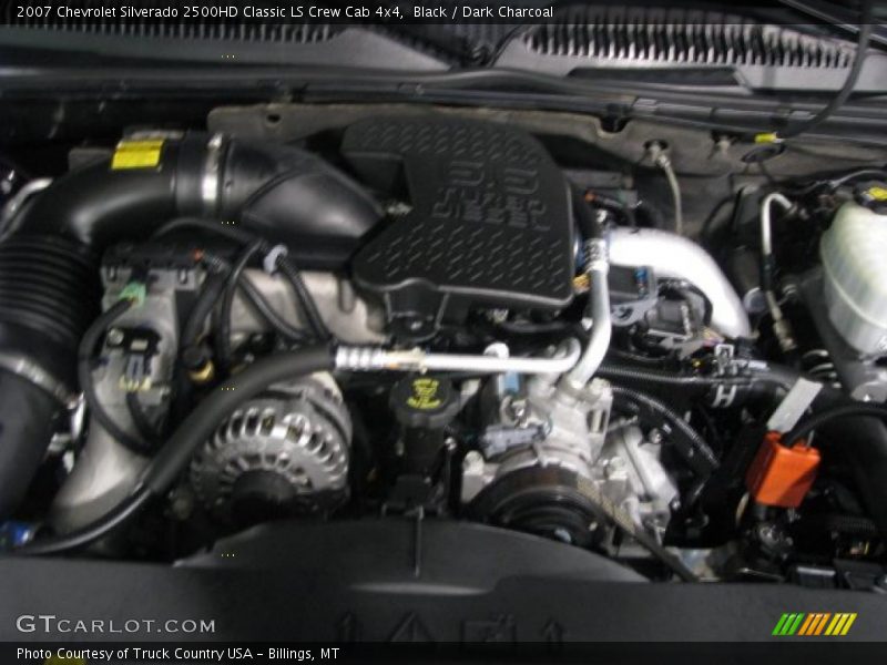 Black / Dark Charcoal 2007 Chevrolet Silverado 2500HD Classic LS Crew Cab 4x4