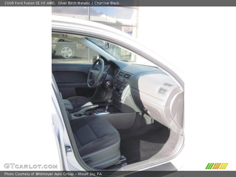 Silver Birch Metallic / Charcoal Black 2008 Ford Fusion SE V6 AWD