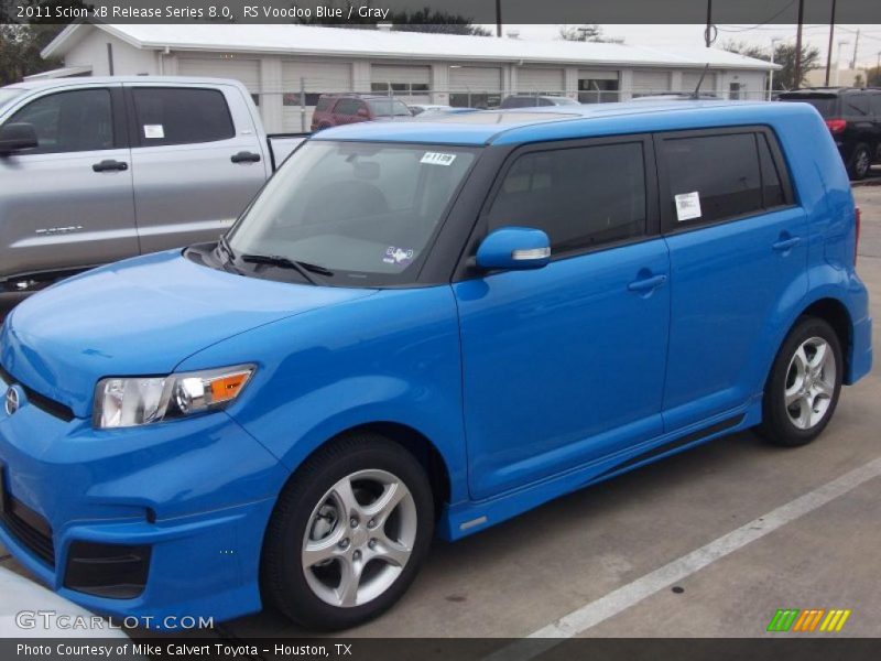 RS Voodoo Blue / Gray 2011 Scion xB Release Series 8.0