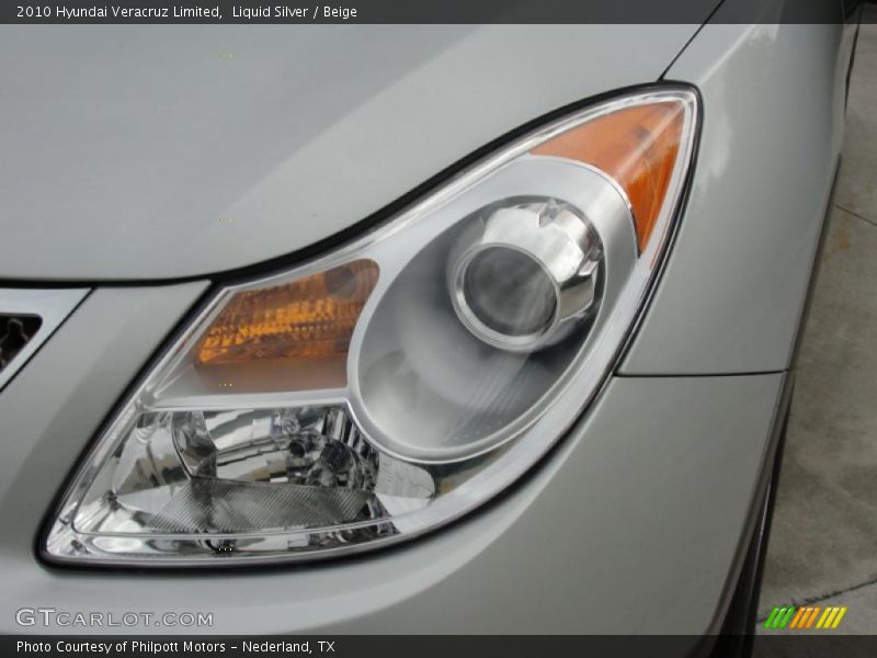 Liquid Silver / Beige 2010 Hyundai Veracruz Limited