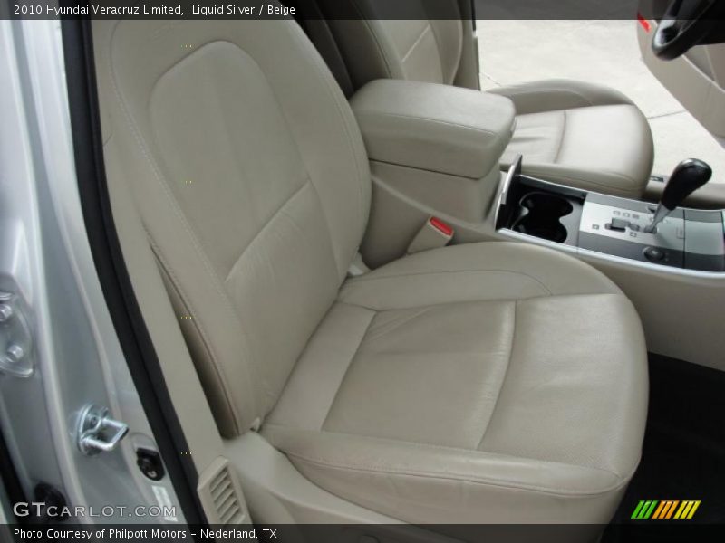 Liquid Silver / Beige 2010 Hyundai Veracruz Limited