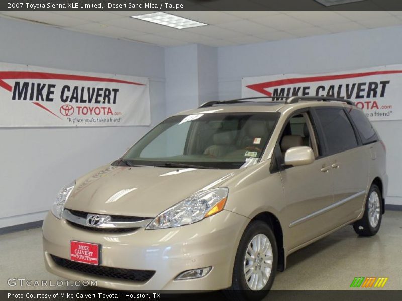 Desert Sand Mica / Taupe 2007 Toyota Sienna XLE Limited