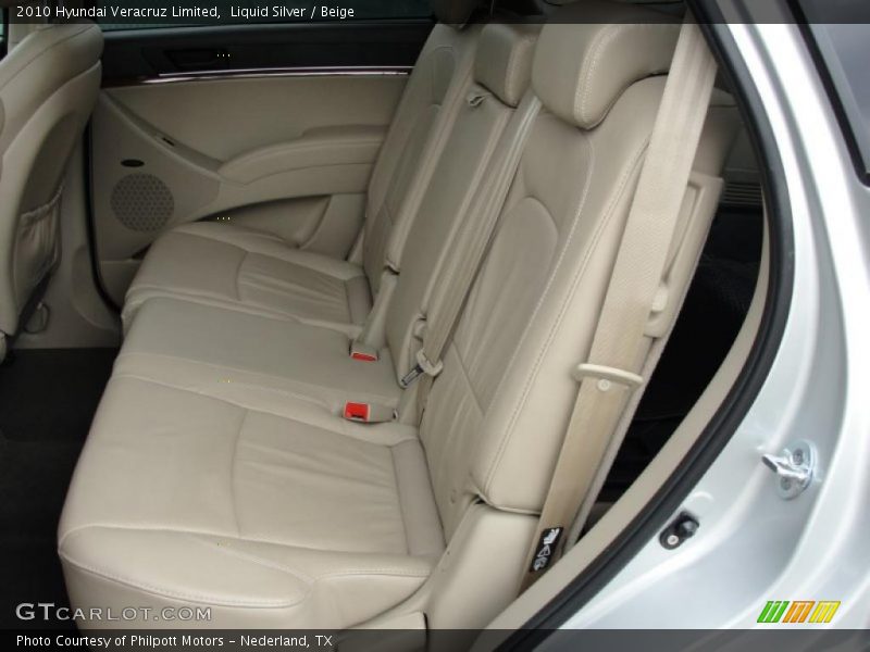  2010 Veracruz Limited Beige Interior