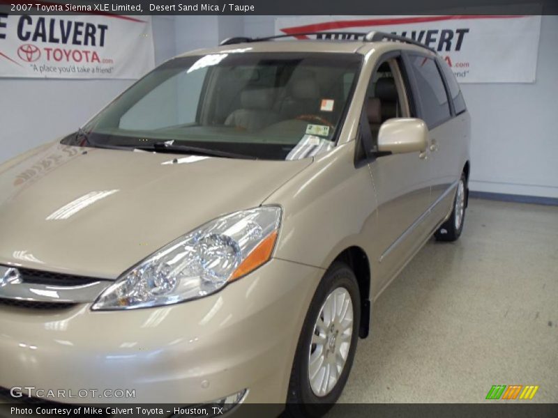 Desert Sand Mica / Taupe 2007 Toyota Sienna XLE Limited