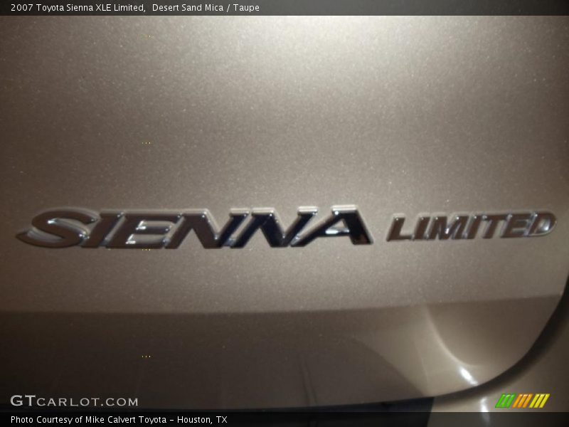 Desert Sand Mica / Taupe 2007 Toyota Sienna XLE Limited