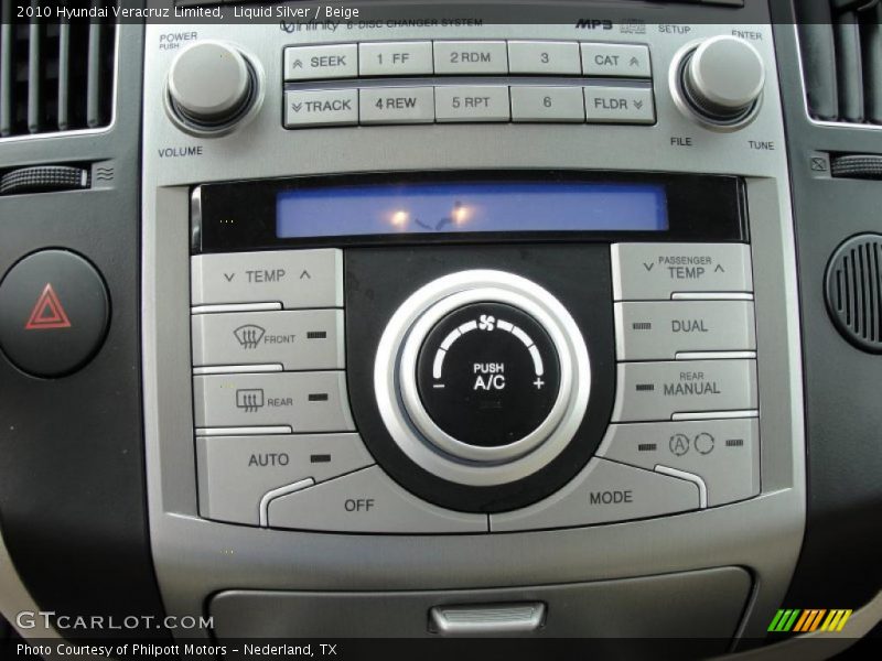 Controls of 2010 Veracruz Limited