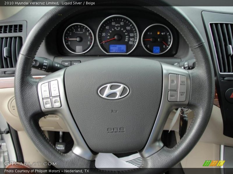  2010 Veracruz Limited Steering Wheel
