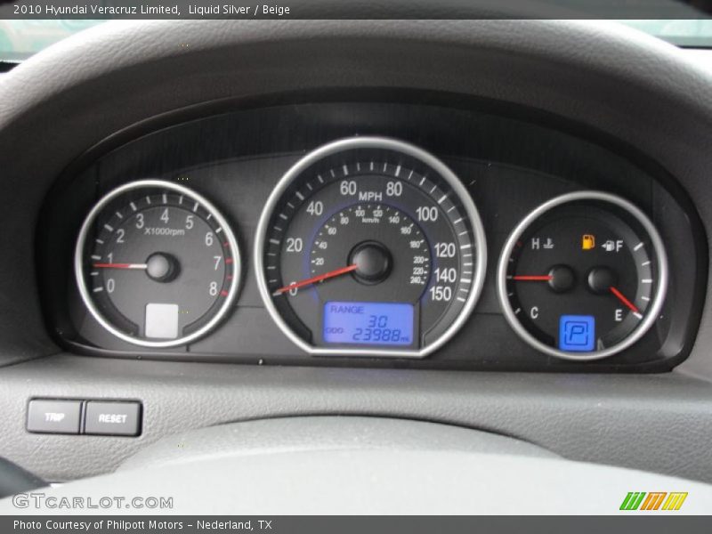  2010 Veracruz Limited Limited Gauges