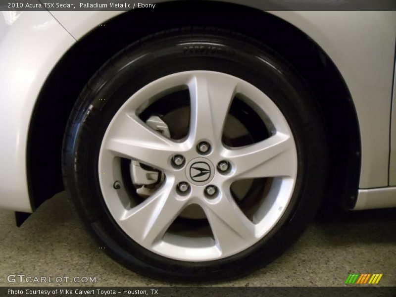 Palladium Metallic / Ebony 2010 Acura TSX Sedan