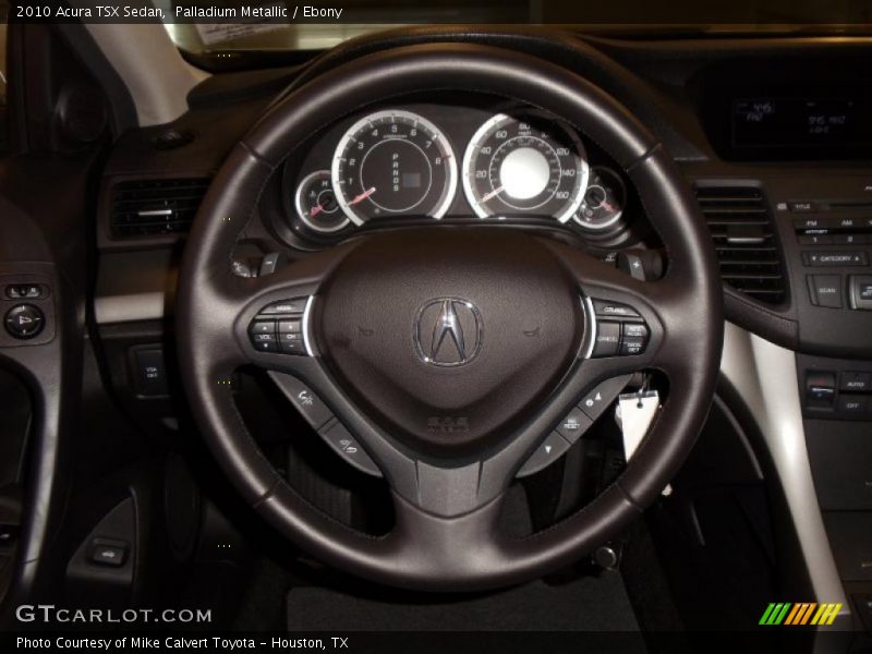 Palladium Metallic / Ebony 2010 Acura TSX Sedan