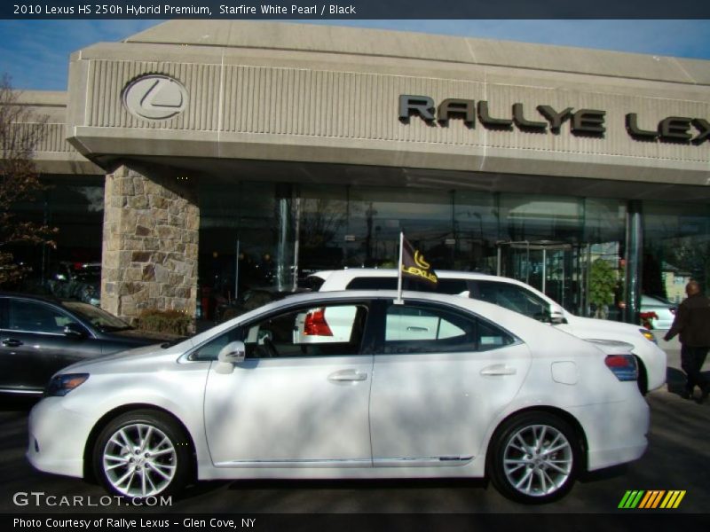 Starfire White Pearl / Black 2010 Lexus HS 250h Hybrid Premium