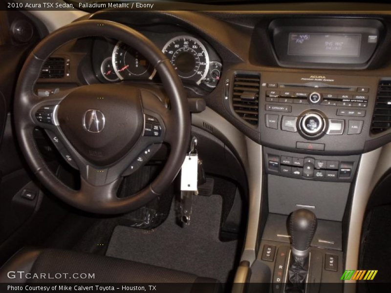Palladium Metallic / Ebony 2010 Acura TSX Sedan