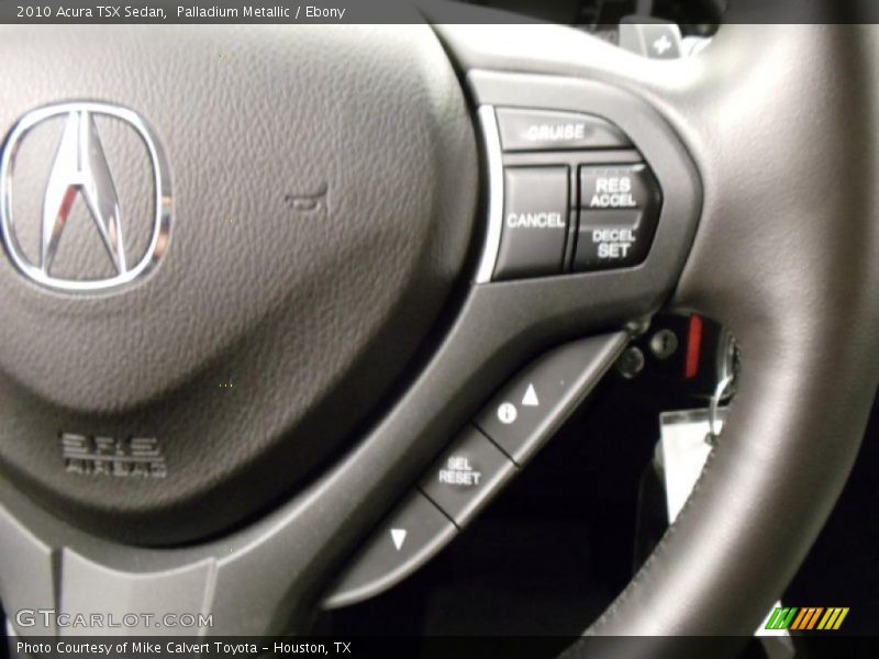 Palladium Metallic / Ebony 2010 Acura TSX Sedan