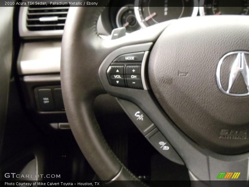 Palladium Metallic / Ebony 2010 Acura TSX Sedan