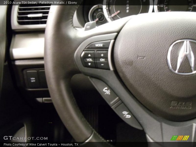 Palladium Metallic / Ebony 2010 Acura TSX Sedan