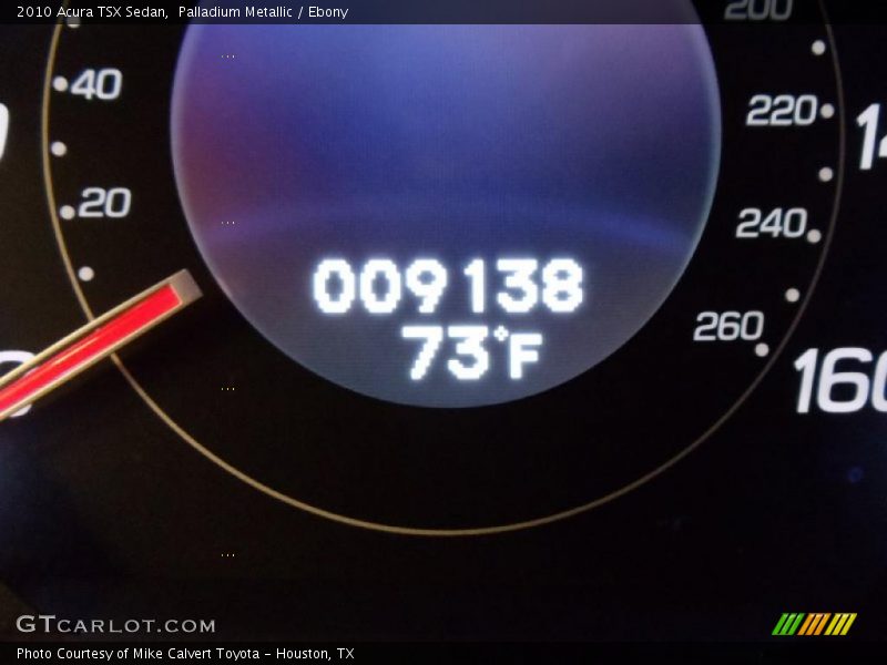 Palladium Metallic / Ebony 2010 Acura TSX Sedan