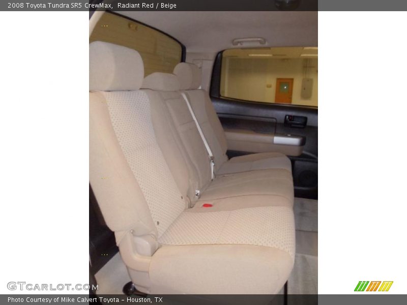 Radiant Red / Beige 2008 Toyota Tundra SR5 CrewMax