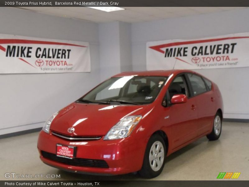 Barcelona Red Metallic / Dark Gray 2009 Toyota Prius Hybrid