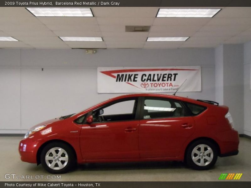 Barcelona Red Metallic / Dark Gray 2009 Toyota Prius Hybrid