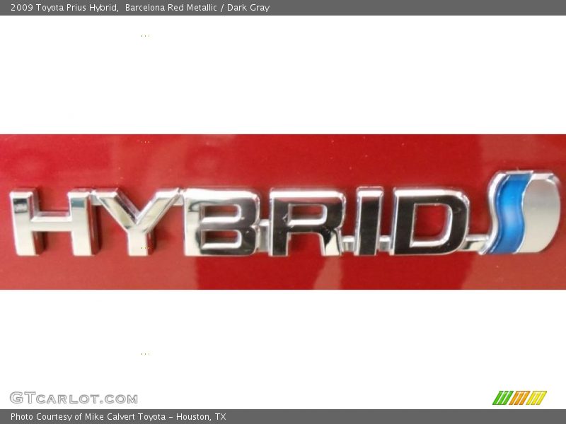Barcelona Red Metallic / Dark Gray 2009 Toyota Prius Hybrid
