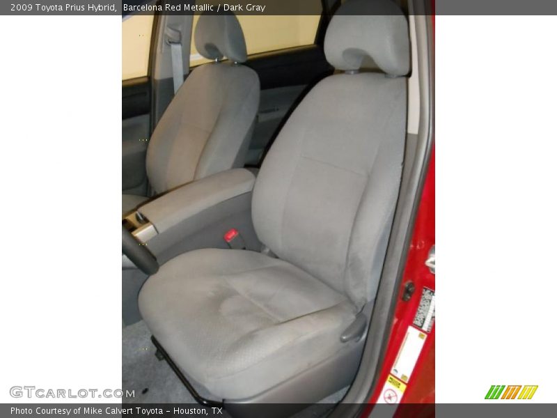 Barcelona Red Metallic / Dark Gray 2009 Toyota Prius Hybrid